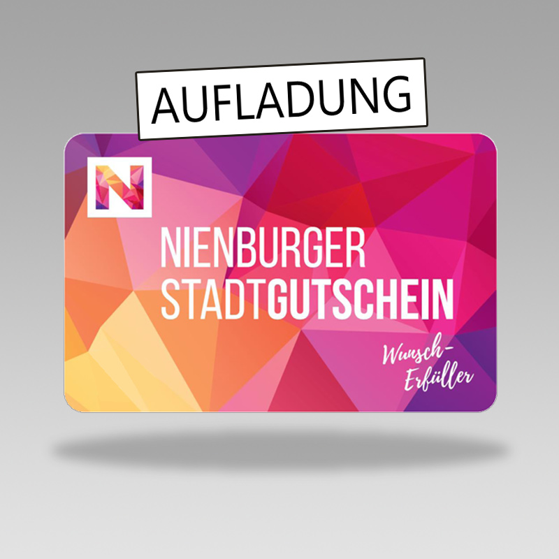 Nienburger Stadtgutschein Aufladung